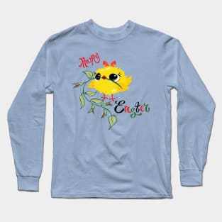 happy Easter funny chic Long Sleeve T-Shirt